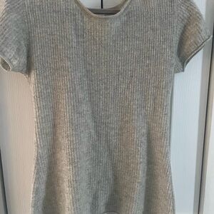 Sundance Gray Crew Neck Sweater light weight Sz L New